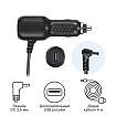 Адаптер питания iBOX Power Cord DC 3,5 + USB PC37 